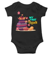 Load image into Gallery viewer, My First Ugadi Rompers for Baby Girl- KidsFashionVilla