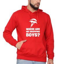 Load image into Gallery viewer, PUBG Where Are We Dropping Boys Men Hoodies-KidsFashionVilla
