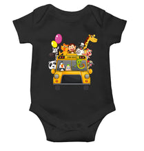 Load image into Gallery viewer, Zoo Bus Cartoon Rompers for Baby Boy- KidsFashionVilla