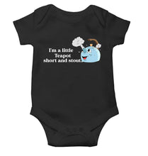 Load image into Gallery viewer, I Am A Little Teapot Poem Rompers for Baby Boy- KidsFashionVilla