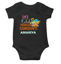 Load image into Gallery viewer, Makar Sankranti Rompers for Baby Girl- KidsFashionVilla