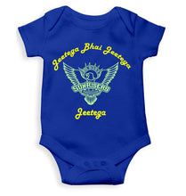 Load image into Gallery viewer, IPL Sunrisers Hyderabad Jeetega Bhai Jeetega SRH Jeetega Rompers for Baby Girl- KidsFashionVilla