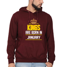 Load image into Gallery viewer, Kings Are Born In January Men Hoodies-KidsFashionVilla