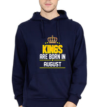 Load image into Gallery viewer, Kings Are Born In August Men Hoodies-KidsFashionVilla