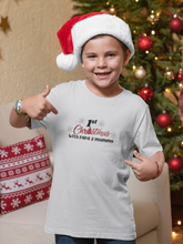 Load image into Gallery viewer, First Christmas With Mummy Papa Half Sleeves T-Shirt for Boy-KidsFashionVilla