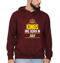 Load image into Gallery viewer, Kings Are Born In July Men Hoodies-KidsFashionVilla