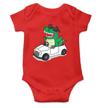 Load image into Gallery viewer, Dino Car Cartoon Rompers for Baby Girl- KidsFashionVilla