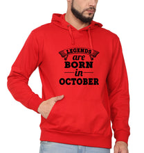 Load image into Gallery viewer, Legends are Born in October Men Hoodies-KidsFashionVilla