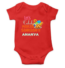 Load image into Gallery viewer, Makar Sankranti Rompers for Baby Girl- KidsFashionVilla