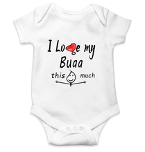 Load image into Gallery viewer, I Love My Bua Rompers for Baby Girl- KidsFashionVilla