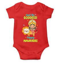 Load image into Gallery viewer, Happy Navratri Rompers for Baby Boy- KidsFashionVilla