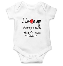 Load image into Gallery viewer, I Love My Mummy Daddy Rompers for Baby Boy- KidsFashionVilla