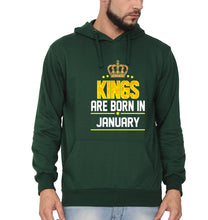 Load image into Gallery viewer, Kings Are Born In January Men Hoodies-KidsFashionVilla