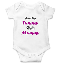 Load image into Gallery viewer, Good Bye Tummy Hello Mummy Rompers for Baby Girl- KidsFashionVilla