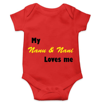 Load image into Gallery viewer, Nanu And Nani Loves Me Rompers for Baby Boy- KidsFashionVilla