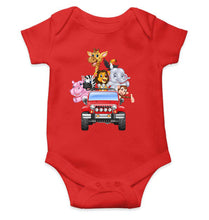 Load image into Gallery viewer, Jungle Jeep Cartoon Rompers for Baby Boy- KidsFashionVilla