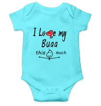 Load image into Gallery viewer, I Love My Bua Rompers for Baby Girl- KidsFashionVilla
