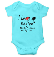 Load image into Gallery viewer, I Love My Bhaiya Rompers for Baby Girl- KidsFashionVilla