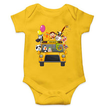 Load image into Gallery viewer, Zoo Bus Cartoon Rompers for Baby Boy- KidsFashionVilla
