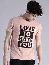 Load image into Gallery viewer, Love to hate you Round Neck Mens Half Sleeves T-shirt- KidsFashionVilla