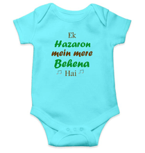 Load image into Gallery viewer, Ek Hazaroon Mein Mere Behena Hai Rompers for Baby Girl- KidsFashionVilla