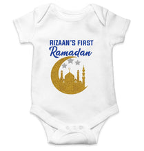 Load image into Gallery viewer, First Ramadan Custom Name Eid Rompers for Baby Boy- KidsFashionVilla