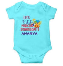 Load image into Gallery viewer, Makar Sankranti Rompers for Baby Girl- KidsFashionVilla