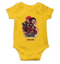 Load image into Gallery viewer, La Casa Da Papel Money Heist Web Series Rompers for Baby Girl- KidsFashionVilla