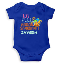 Load image into Gallery viewer, Makar Sankranti Rompers for Baby Boy- KidsFashionVilla