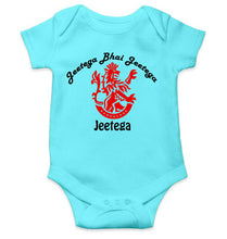 Load image into Gallery viewer, IPL Royal Challengers Bangalore Jeetega Bhai Jeetega RCB Jeetega Rompers for Baby Girl- KidsFashionVilla