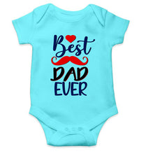 Load image into Gallery viewer, Best Dad Ever Fathers Day Rompers for Baby Boy- KidsFashionVilla