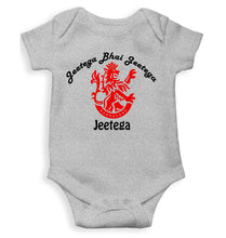 Load image into Gallery viewer, IPL Royal Challengers Bangalore Jeetega Bhai Jeetega RCB Jeetega Rompers for Baby Girl- KidsFashionVilla