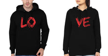 Load image into Gallery viewer, FunkyTradition Love Couple Black Hoodies