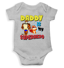 Load image into Gallery viewer, Superhero Dad Cartoon Rompers for Baby Boy- KidsFashionVilla