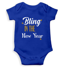 Load image into Gallery viewer, Bling In The New Year Rompers for Baby Boy- KidsFashionVilla