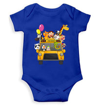 Load image into Gallery viewer, Zoo Bus Cartoon Rompers for Baby Boy- KidsFashionVilla