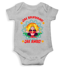 Load image into Gallery viewer, Jai Bhavani Jai Ambe Navratri Rompers for Baby Boy- KidsFashionVilla