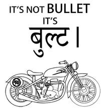 Load image into Gallery viewer, It's Not Bullet It's Bult Hoodie Full sleeves-Funky Hoodies