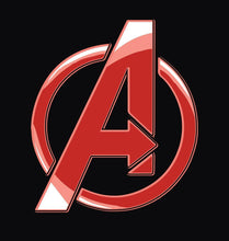 Load image into Gallery viewer, FunkyTradition Avengers A Symbol Black Hoodies