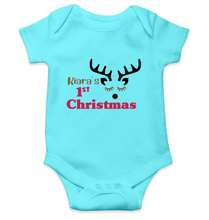 Load image into Gallery viewer, Customized Name First Christmas Rompers for Baby Girl- KidsFashionVilla