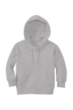 Load image into Gallery viewer, Girl Plain Grey Hoodie-KidsFashionVilla
