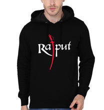 Load image into Gallery viewer, FunkyTradition Rajput Sword Black Hoodies