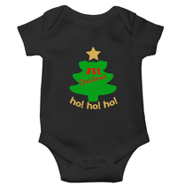 Load image into Gallery viewer, Ho Ho Ho Christmas Rompers for Baby Boy- KidsFashionVilla