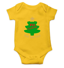 Load image into Gallery viewer, Ho Ho Ho Christmas Rompers for Baby Girl- KidsFashionVilla
