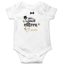 Load image into Gallery viewer, Custom Date Little Mister New Year Rompers for Baby Boy- KidsFashionVilla