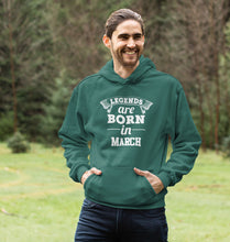 Load image into Gallery viewer, Legends are Born in March Men Hoodies-KidsFashionVilla