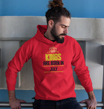 Load image into Gallery viewer, Kings Are Born In July Men Hoodies-KidsFashionVilla