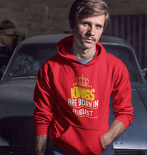 Load image into Gallery viewer, Kings Are Born In August Men Hoodies-KidsFashionVilla