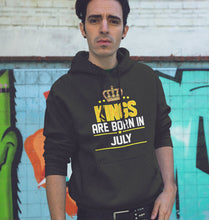 Load image into Gallery viewer, Kings Are Born In July Men Hoodies-KidsFashionVilla