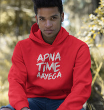 Load image into Gallery viewer, Apna Time Aayega Men Hoodies-KidsFashionVilla